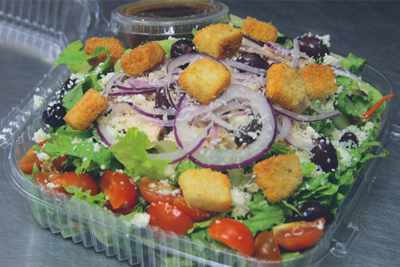 Mediterranean Salad with Chicken